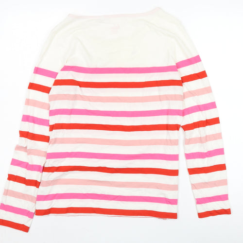 Boden Women's Multicoloured Striped Long Sleeve T-Shirt