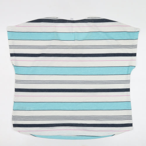 Dash Women's Multicoloured Striped T-Shirt Size 22