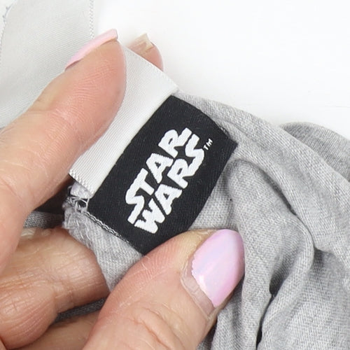 Star Wars Boys Grey R2-D2 Graphic T-Shirt - Size S