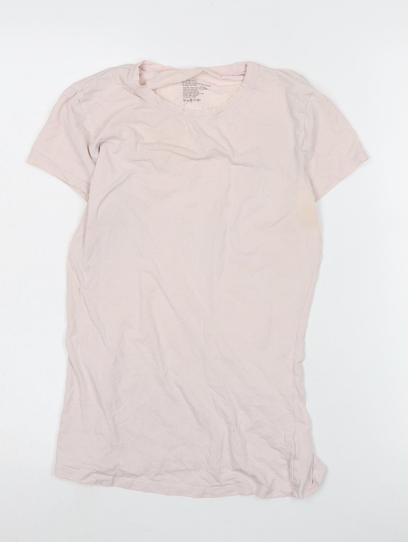 Gap Women's Ivory T-Shirt, M, Crew Neck, Casual