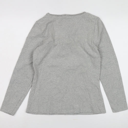 Peter Storm Womens Grey Basic Long Sleeve T-Shirt