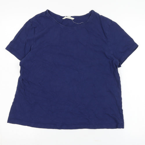 Seasalt Cornwall Women's Blue Cotton T-Shirt Size 16