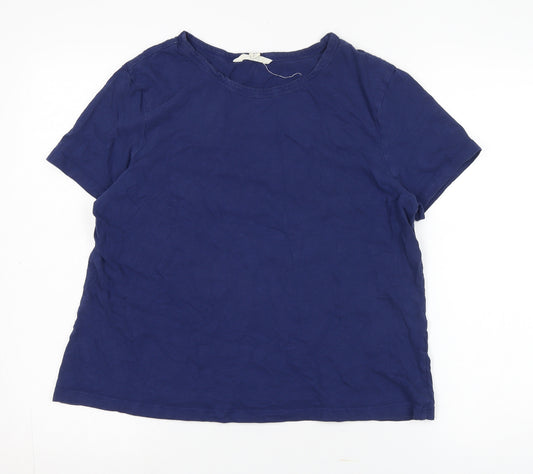 Seasalt Cornwall Women's Blue Cotton T-Shirt Size 16