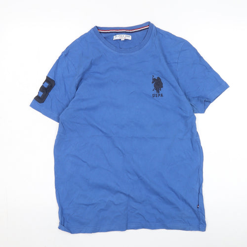 U.S. Polo Assn. Men's Blue Logo T-Shirt, S