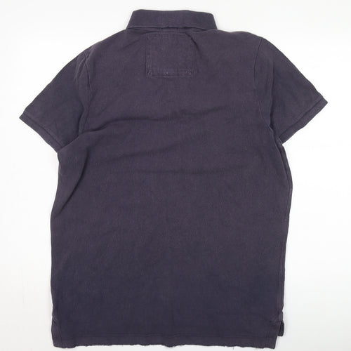 Abercrombie & Fitch Men's Purple Polo Shirt XL