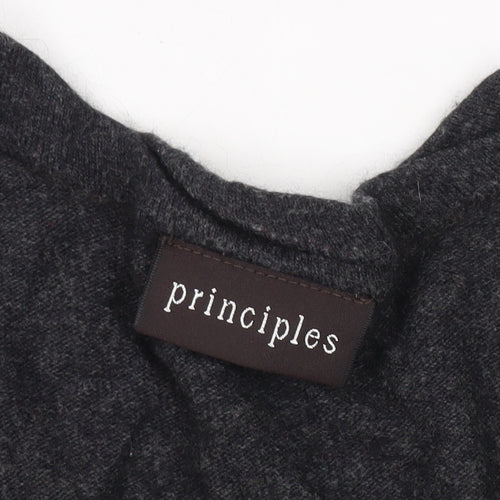 Principles Womens Grey Pullover Jumper, Size 10