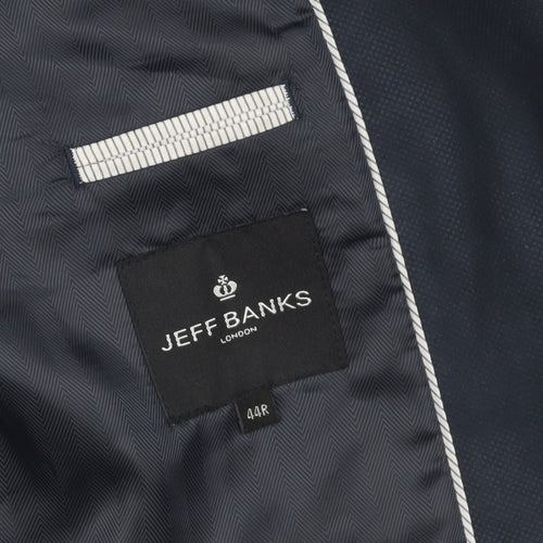 Jeff Banks Men's Blue Blazer 44 Regular Formal