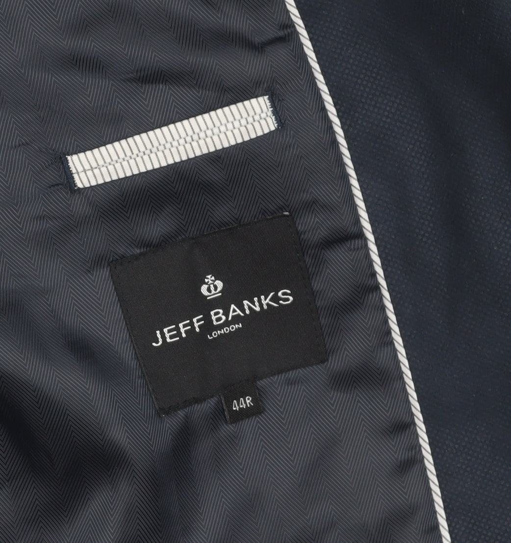 Jeff Banks Men's Blue Blazer 44 Regular Formal