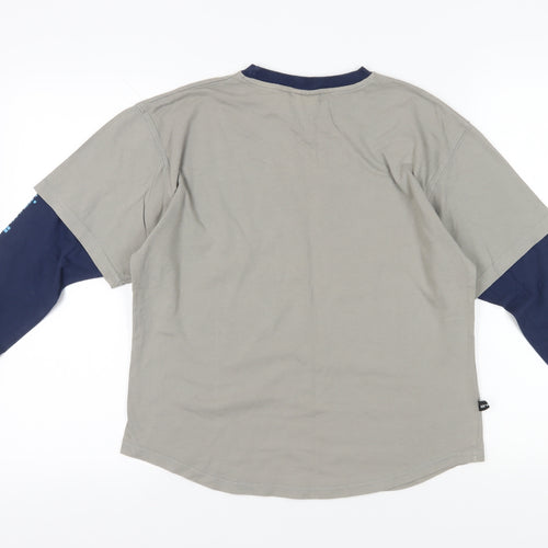 Airwalk Boys Grey Graphic Long Sleeve T-Shirt 6 Years Regular