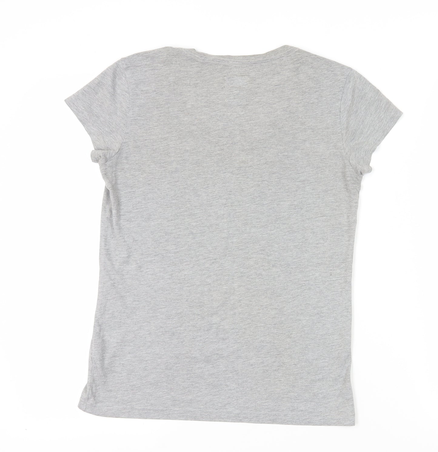 Jack Wills Grey Slim Fit Women's T-Shirt Size 8