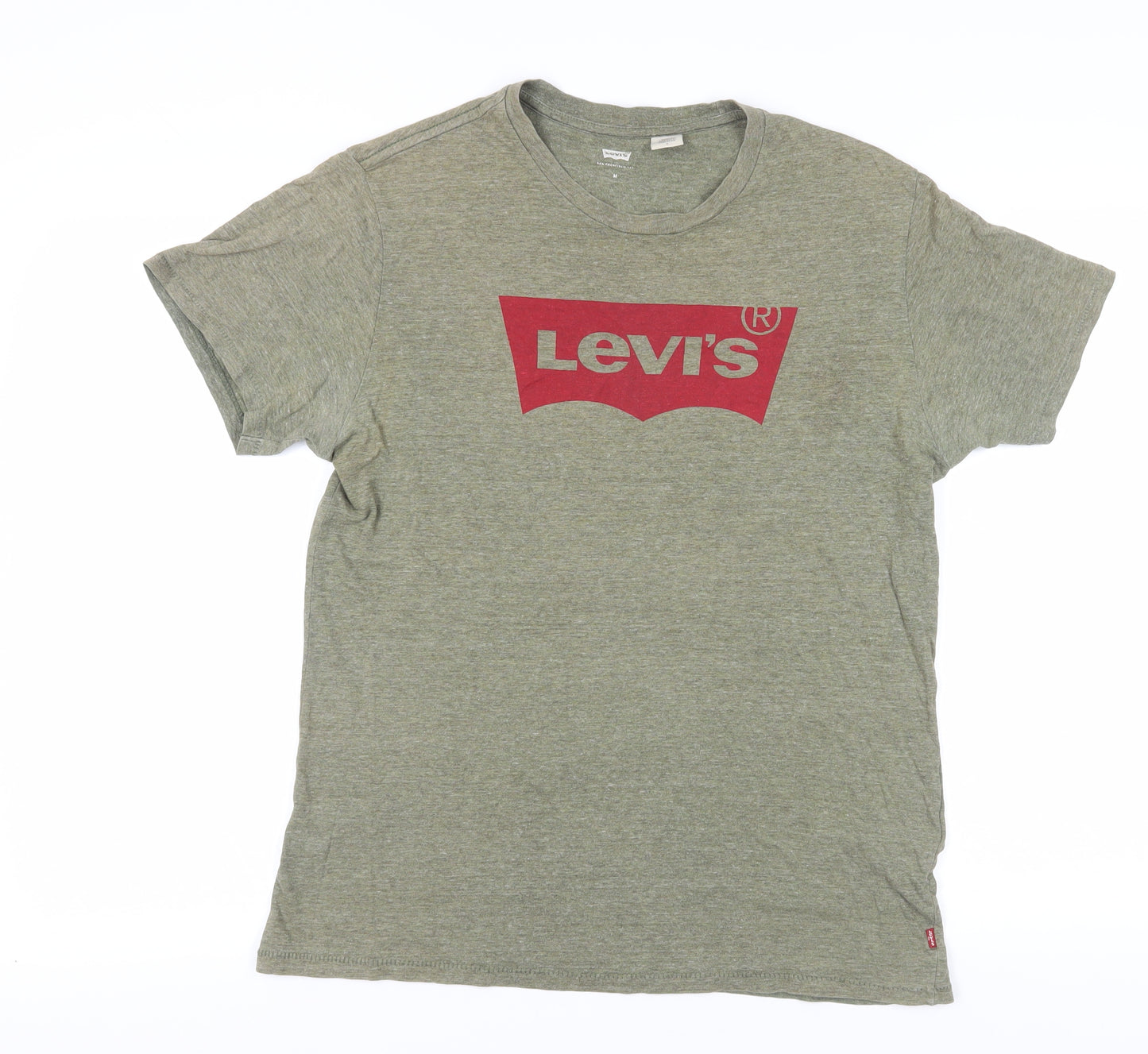 Levi's Men's Grey Logo T-Shirt Medium