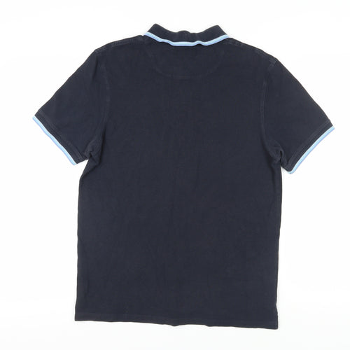 Lyle & Scott Men's Black Polo Shirt L Short Sleeve