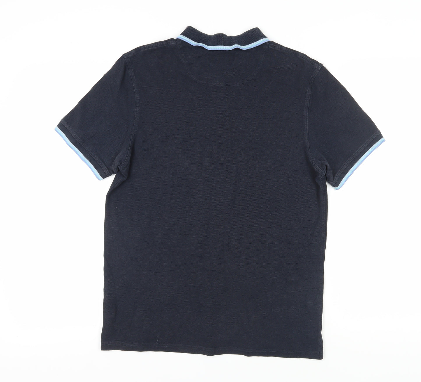 Lyle & Scott Men's Black Polo Shirt L Short Sleeve