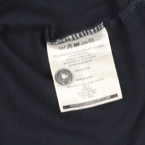 Lyle & Scott Men's Black Polo Shirt L Short Sleeve