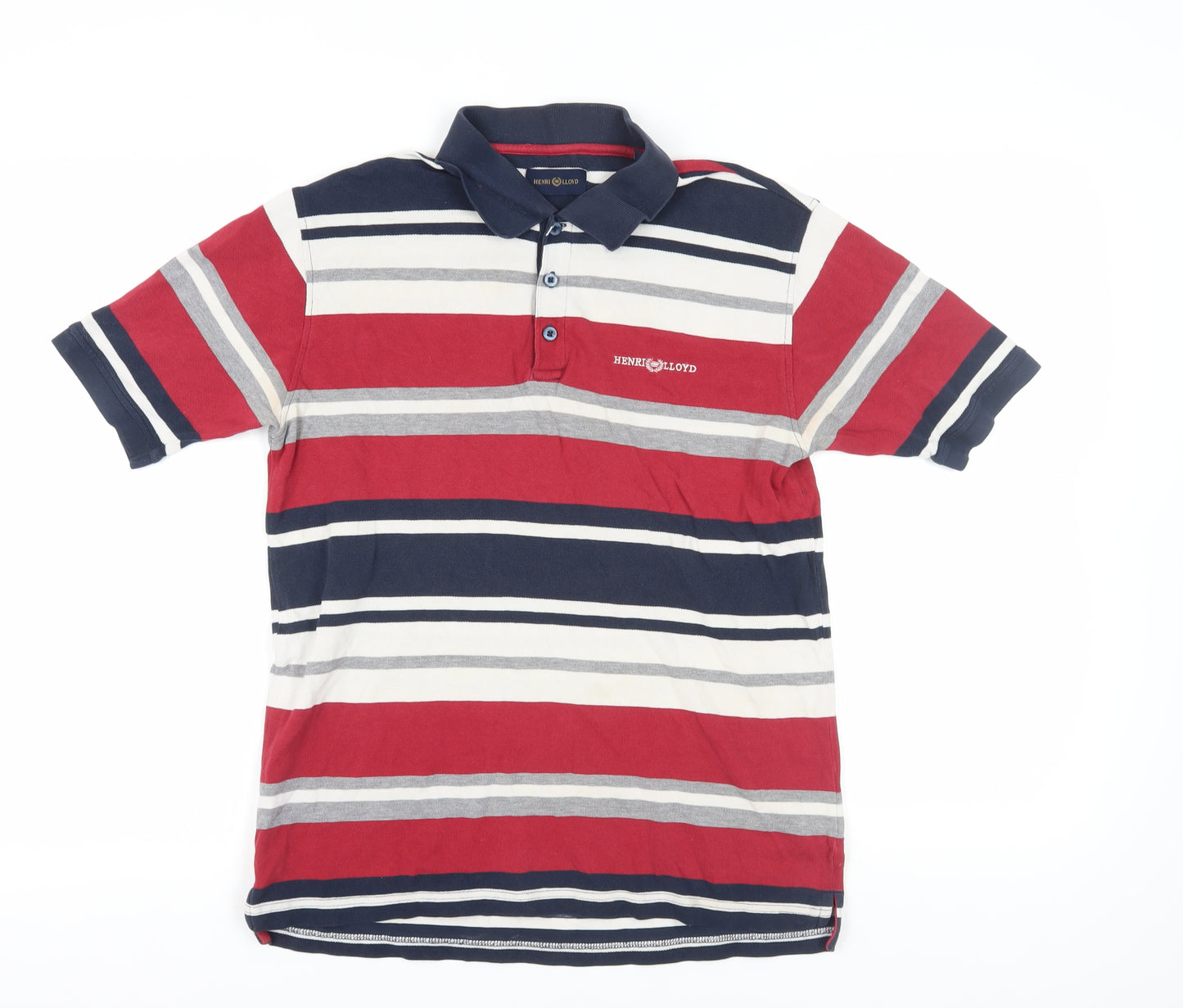 Henri Lloyd Men's Multicoloured Striped Polo S