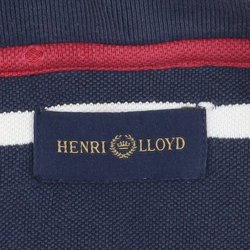 Henri Lloyd Men's Multicoloured Striped Polo S