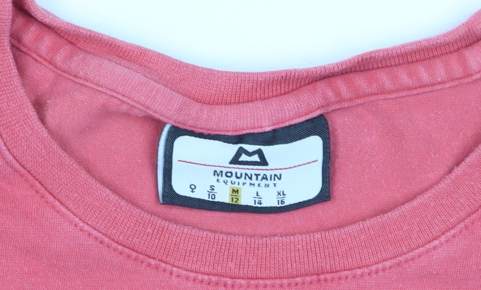 Mountain Equipment Women's Pink T-Shirt Medium