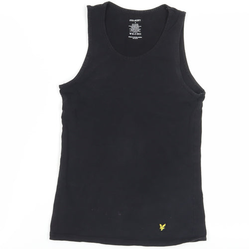 Lyle & Scott Men's Black Sleeveless Slim T-Shirt