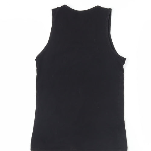 Lyle & Scott Men's Black Sleeveless Slim T-Shirt