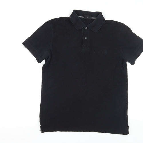 Hugo Boss Men's Black Regular Fit Polo Shirt M