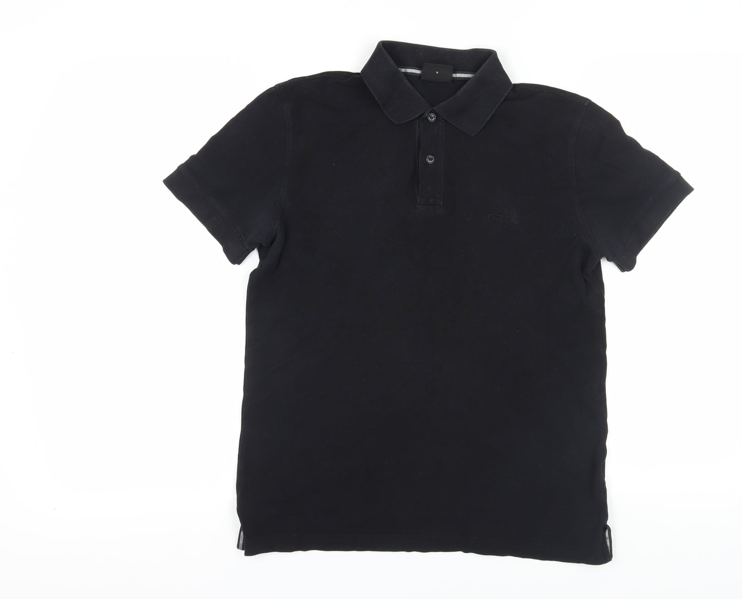 Hugo Boss Men's Black Regular Fit Polo Shirt M