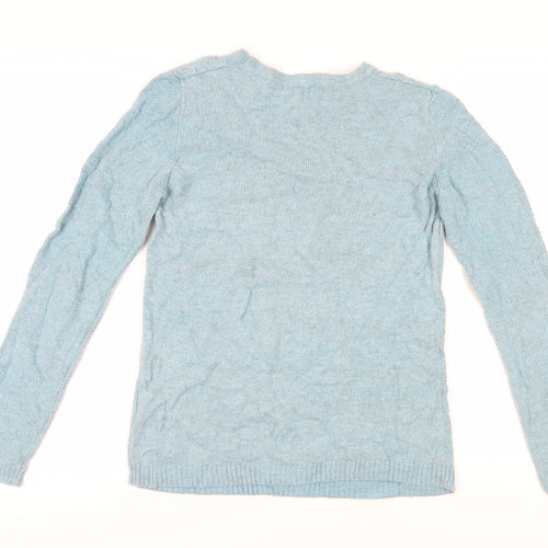 Isle Blue Women's Cable-Knit Pullover Jumper S