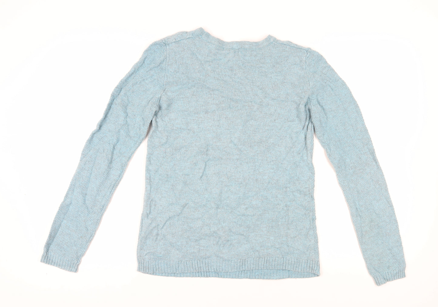 Isle Blue Women's Cable-Knit Pullover Jumper S