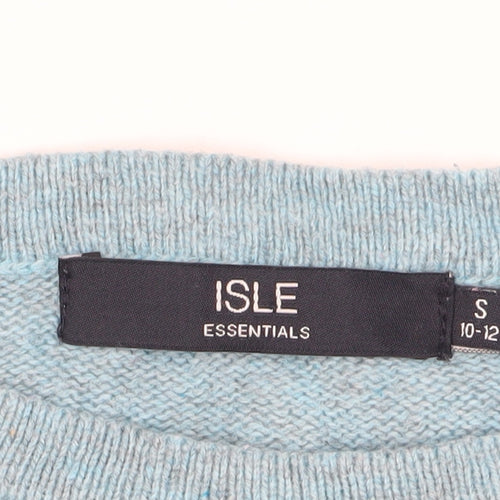 Isle Blue Women's Cable-Knit Pullover Jumper S