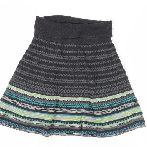 Fat Face Women's Multicoloured Cotton Pleated Skirt