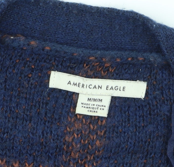 American Eagle Women's Multicolour M Plaid Cardigan