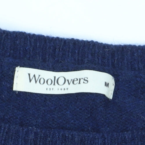 WoolOvers Womens Multicoloured Striped Lambswool Jumper - M