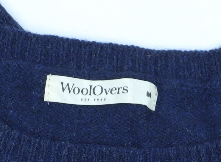 WoolOvers Womens Multicoloured Striped Lambswool Jumper - M