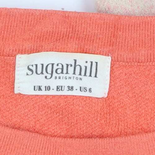 Sugarhill Women’s Multicoloured Crew Neck Jumper Size 10