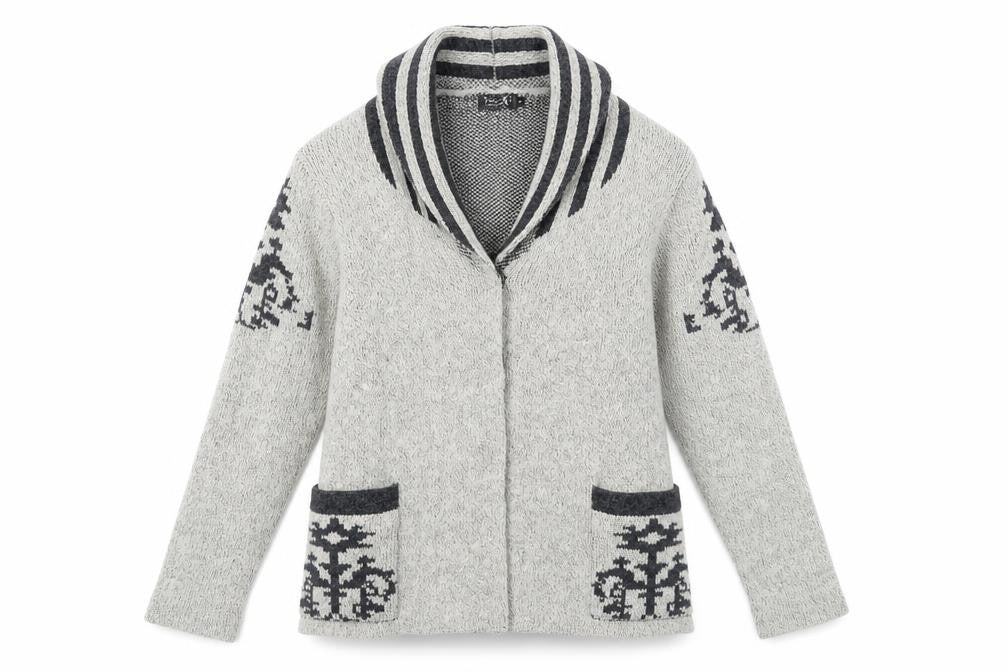 Tivoli Cardigan for Women, Grey, XL, Classic Style