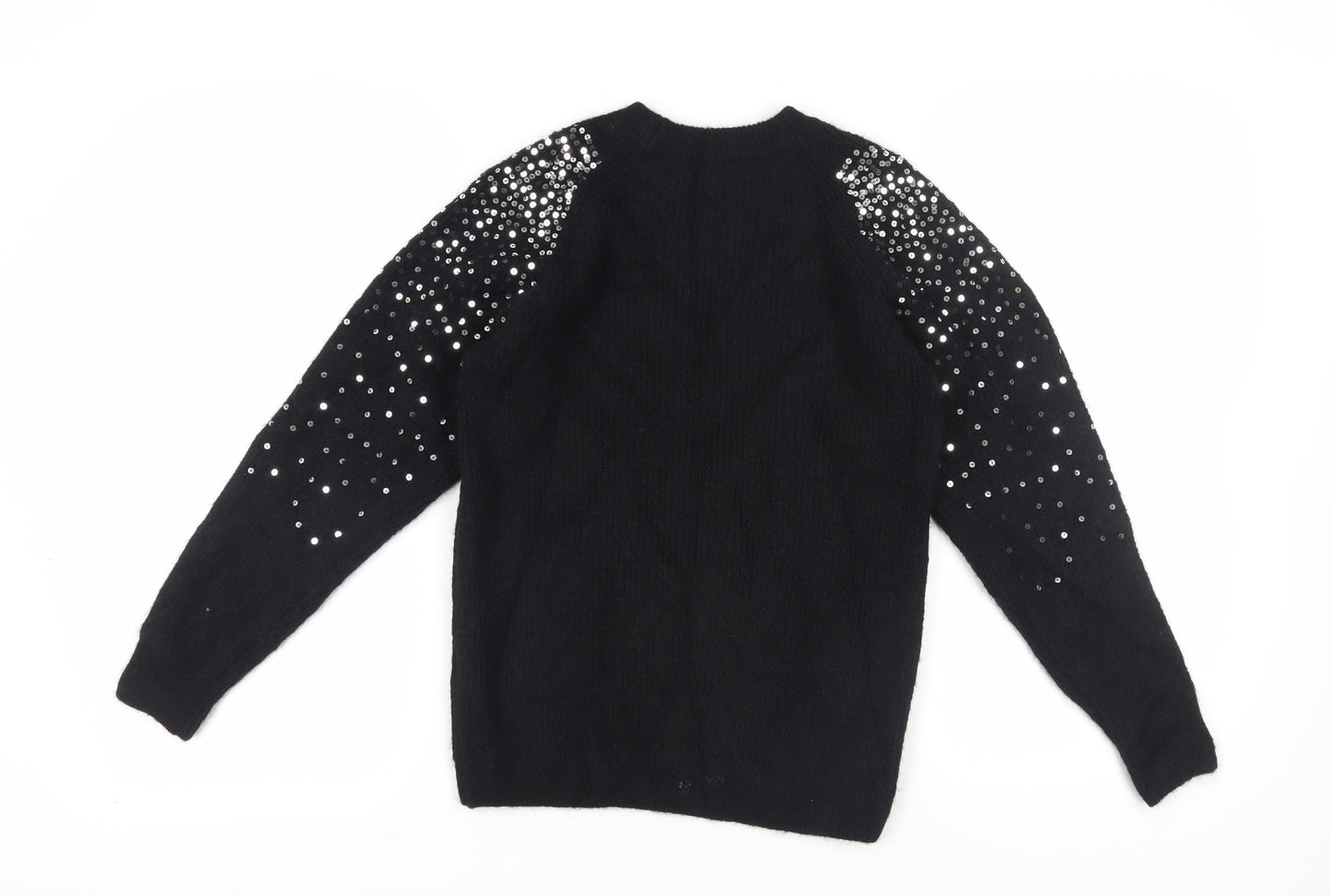 Marks and Spencer Black Sequin Women's XS Jumper