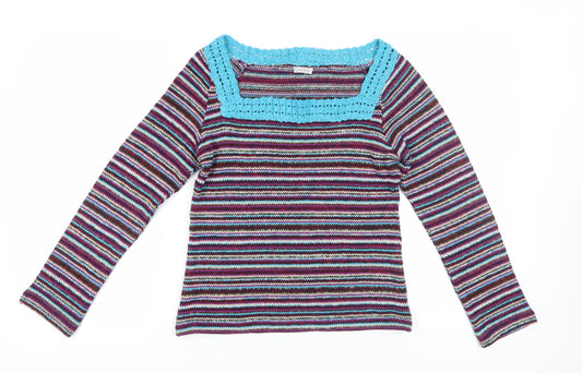 Marks and Spencer Women's Multicoloured Knit Jumper Size 14