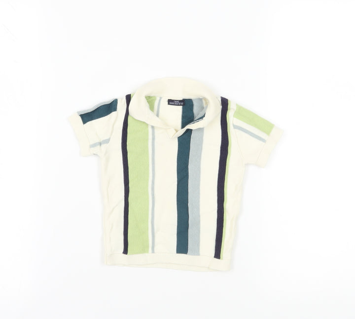 Next Unisex Baby Multicoloured Striped Jumper 9-12 Months