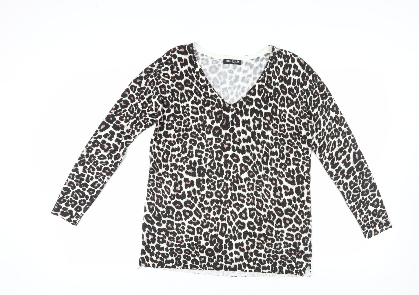 Debenhams Women's Animal Print Pullover Jumper, Size 12