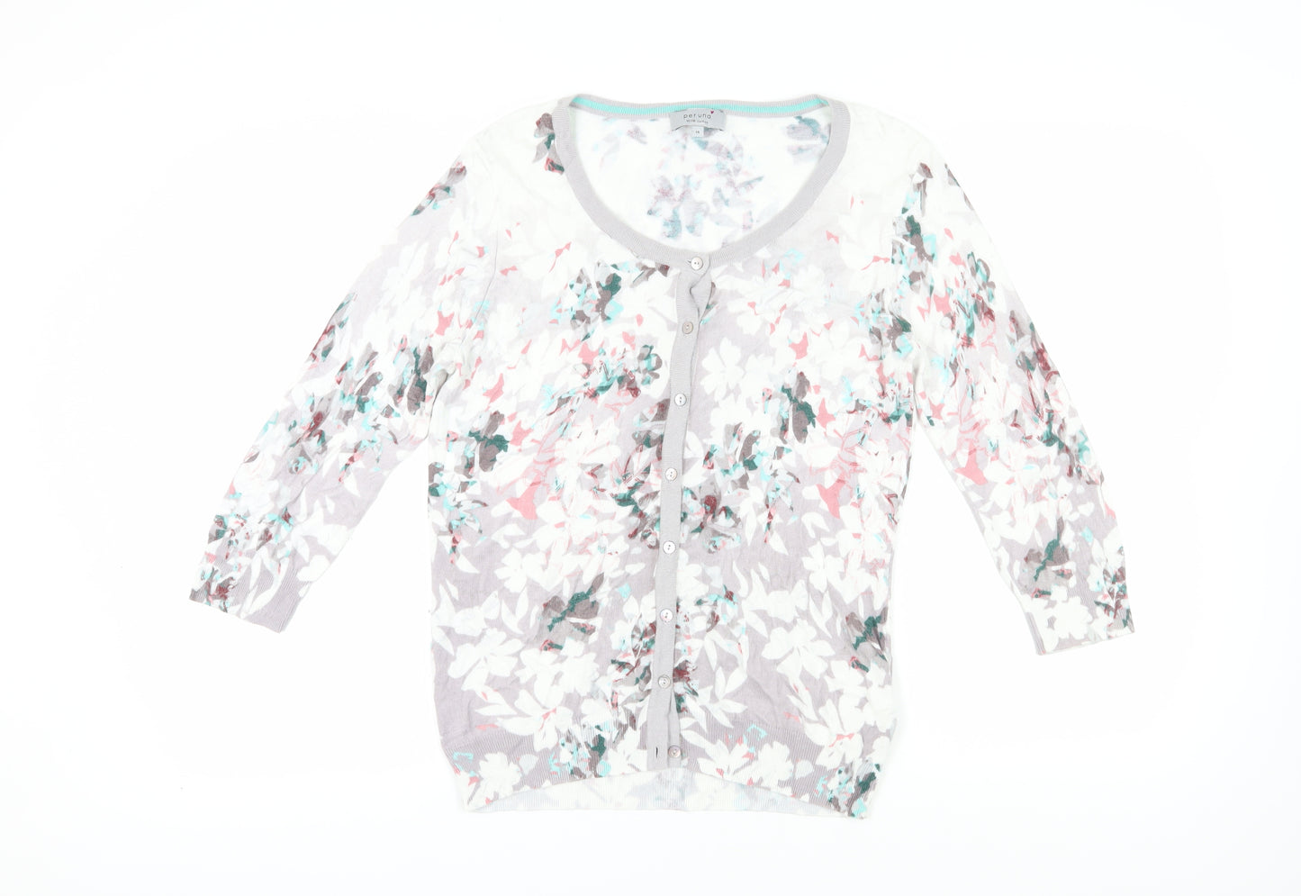 Marks and Spencer Women's Floral Cardigan Size 14