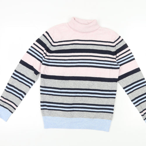 CC Women's Multicoloured Striped Pullover Jumper S