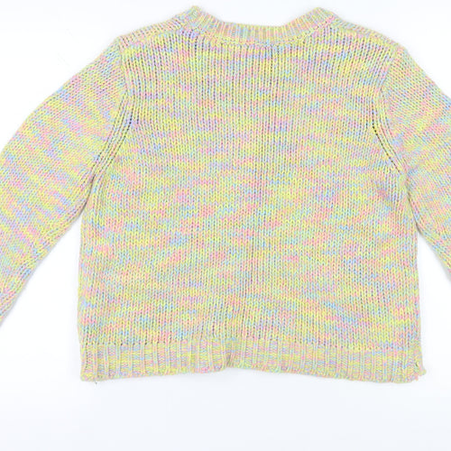 New Look Women's Multicoloured Pullover Jumper - Size M