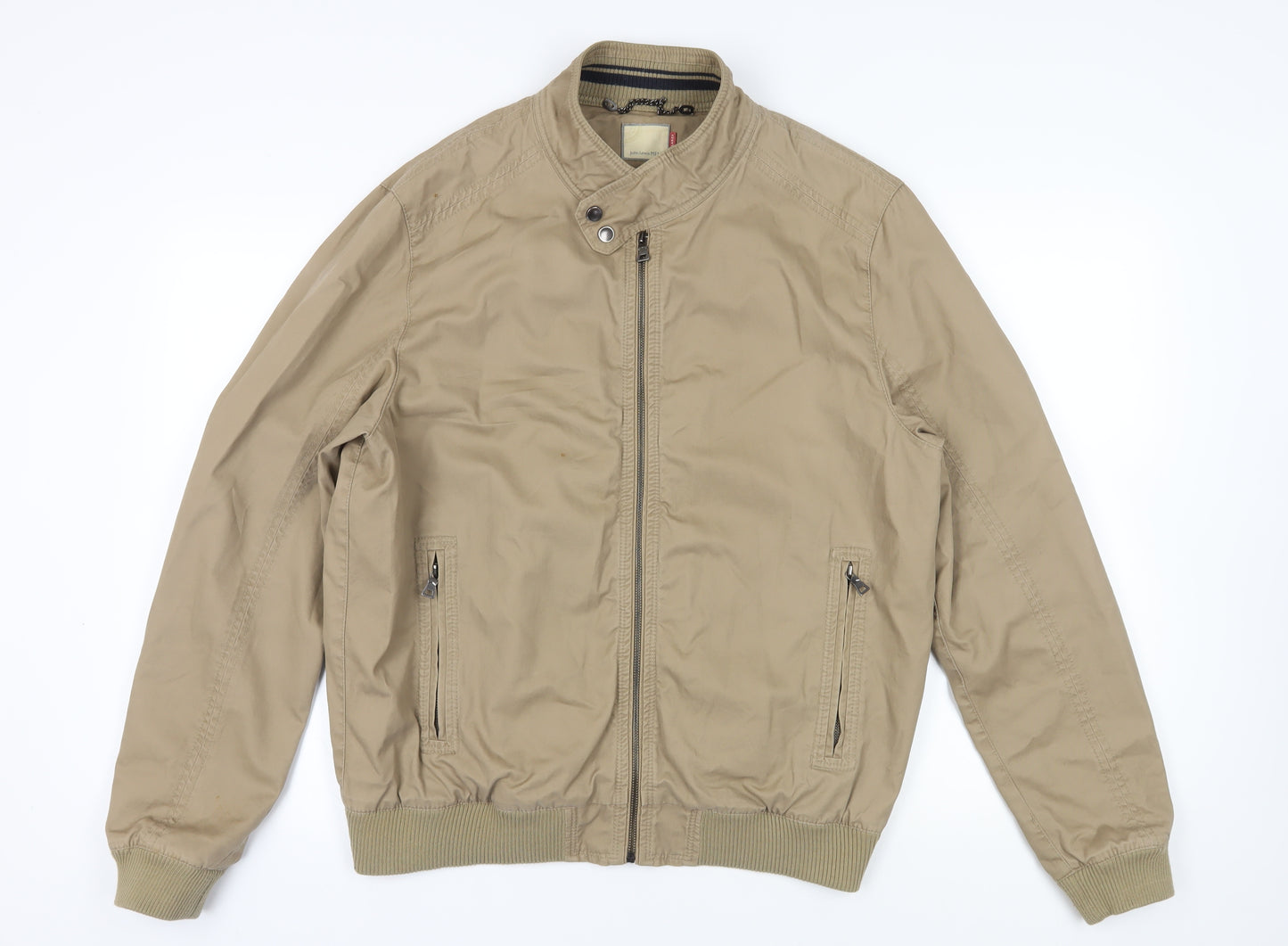 John Lewis Men’s Beige Bomber Jacket XL
