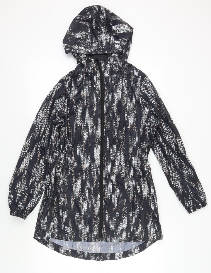 Marks and Spencer Women's Black Rain Coat Jacket S