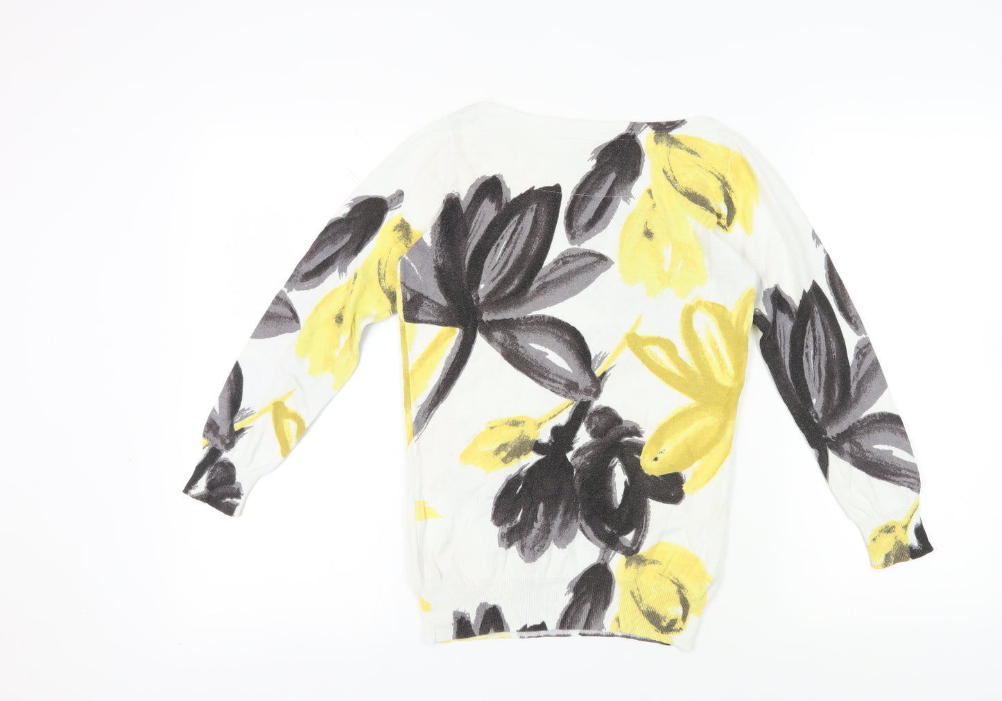 Next Women's Floral White Pullover Jumper, UK 6