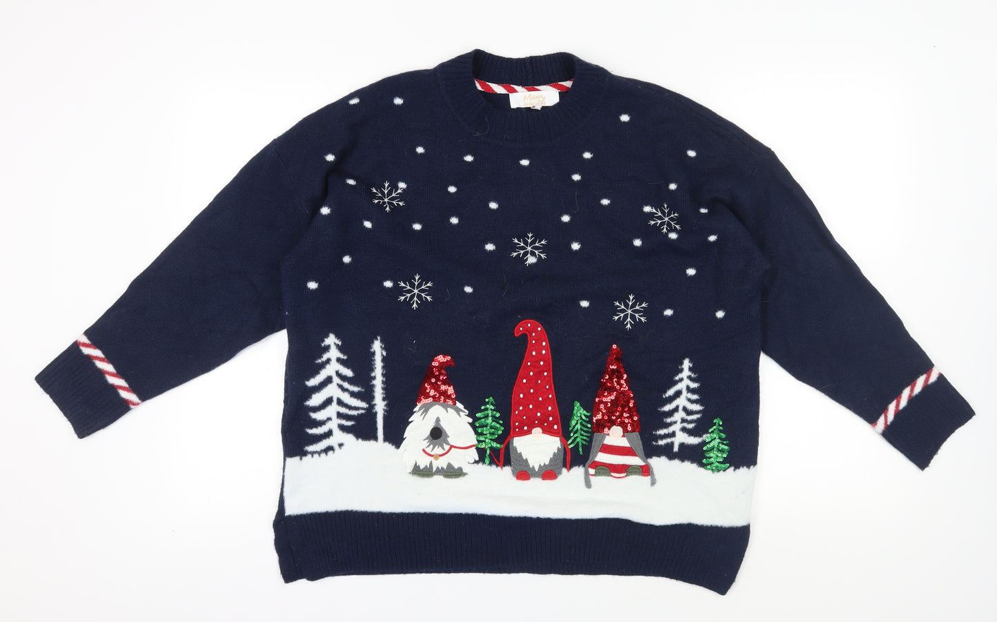 Next Women's Blue Christmas Jumper, Size 16