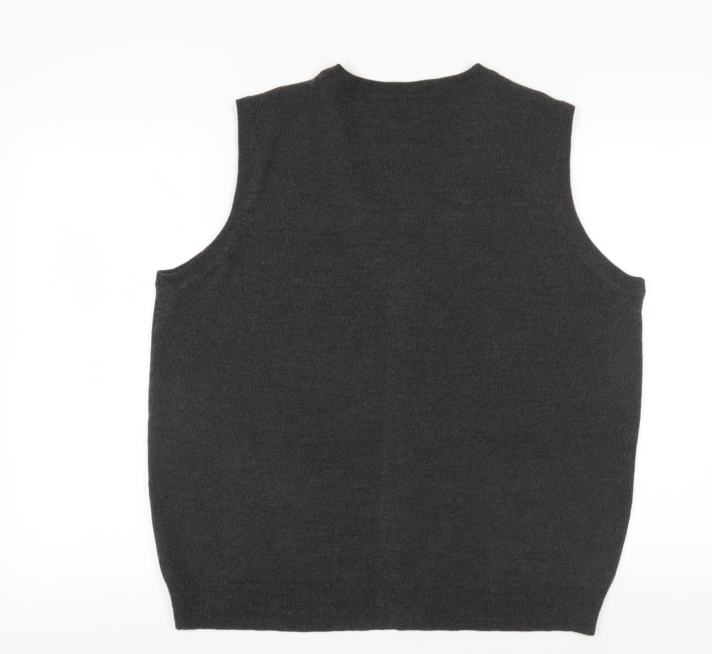 BHS Men's Black Acrylic Sleeveless Vest L