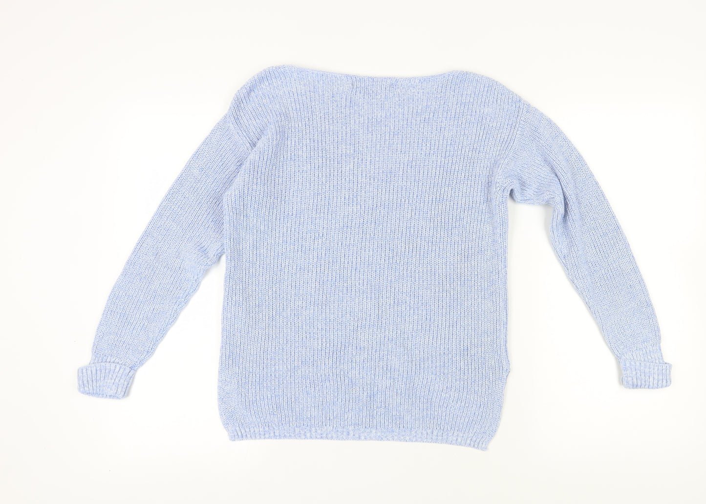 Marks and Spencer Women's Blue Cotton Jumper S