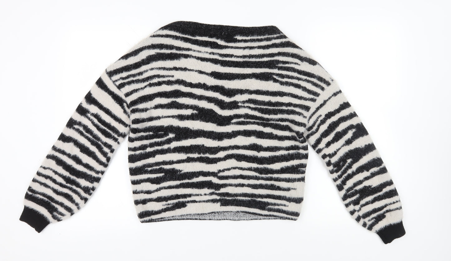 River Island Women's UK 8 Multicoloured Animal Print Jumper