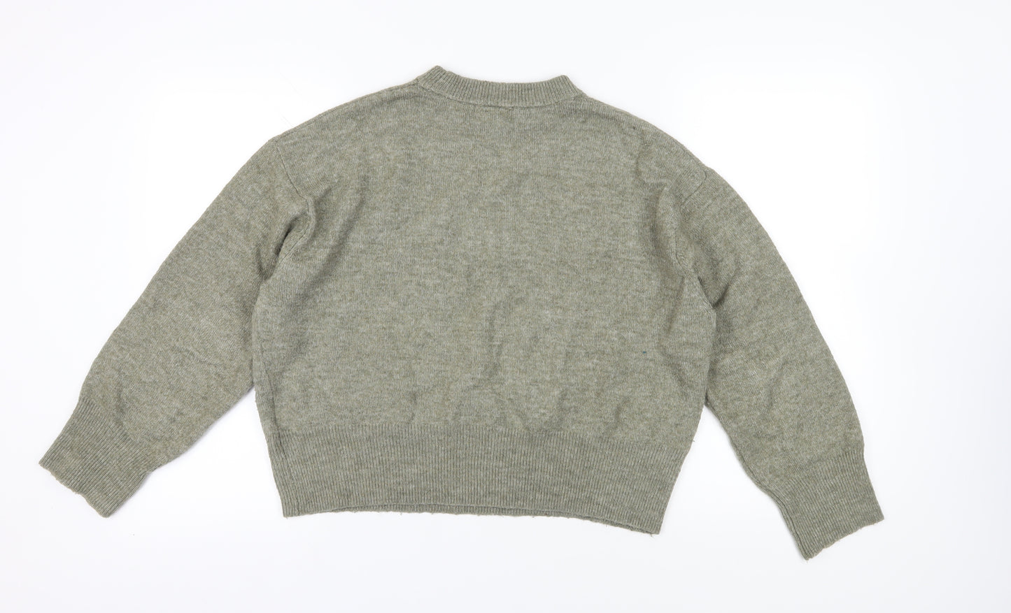 H&M Women's Grey Pullover Jumper S, Crew Neck