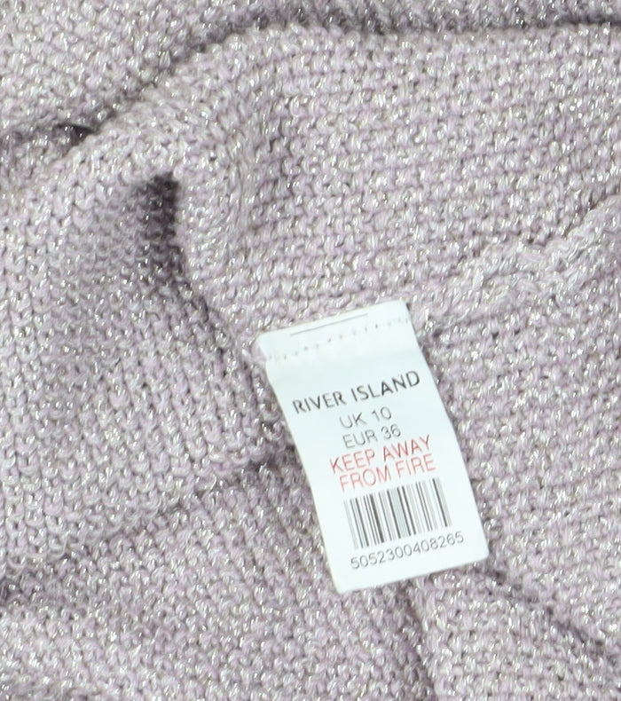 River Island Women's Grey Pullover Jumper, Size 10